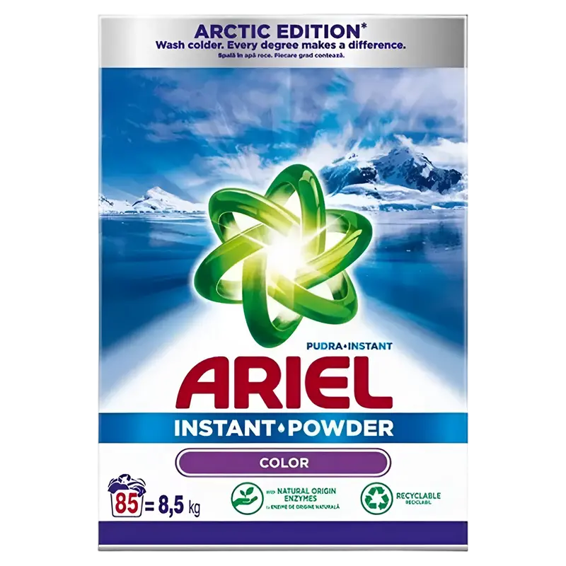 Detergent de rufe Ariel Arctic, 8,5 kg - photo