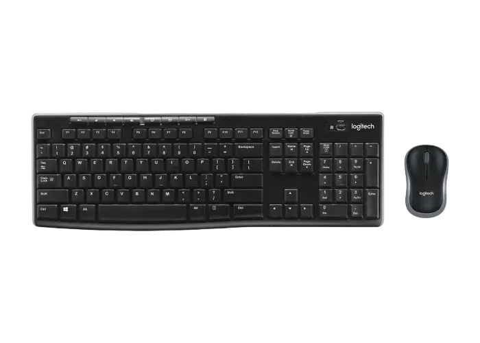 Клавиатура и мышь Logitech MK270, Беспроводное, Чёрный - photo