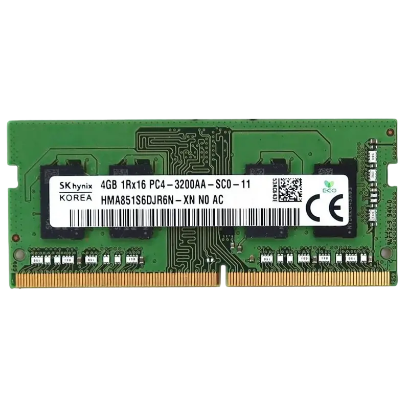 Memorie RAM Hynix HMA851S6DJR6N-XNN0, DDR4 SDRAM, 3200 MHz, 4GB, 1.2V - photo