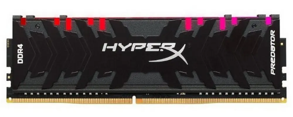 Оперативная память Kingston HyperX Predator RGB, DDR4 SDRAM, 3600 МГц, 8Гб, HX436C17PB4A/8 - photo