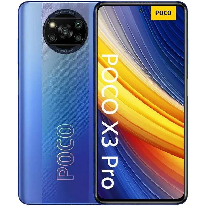 Smartphone Xiaomi Poco X3 Pro, 6GB/128GB, Albastru - photo