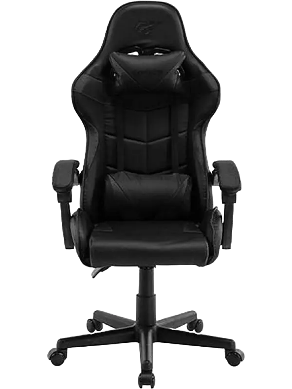 Игровое кресло Havit GC933, ПВХ Кожа, Чёрный - photo