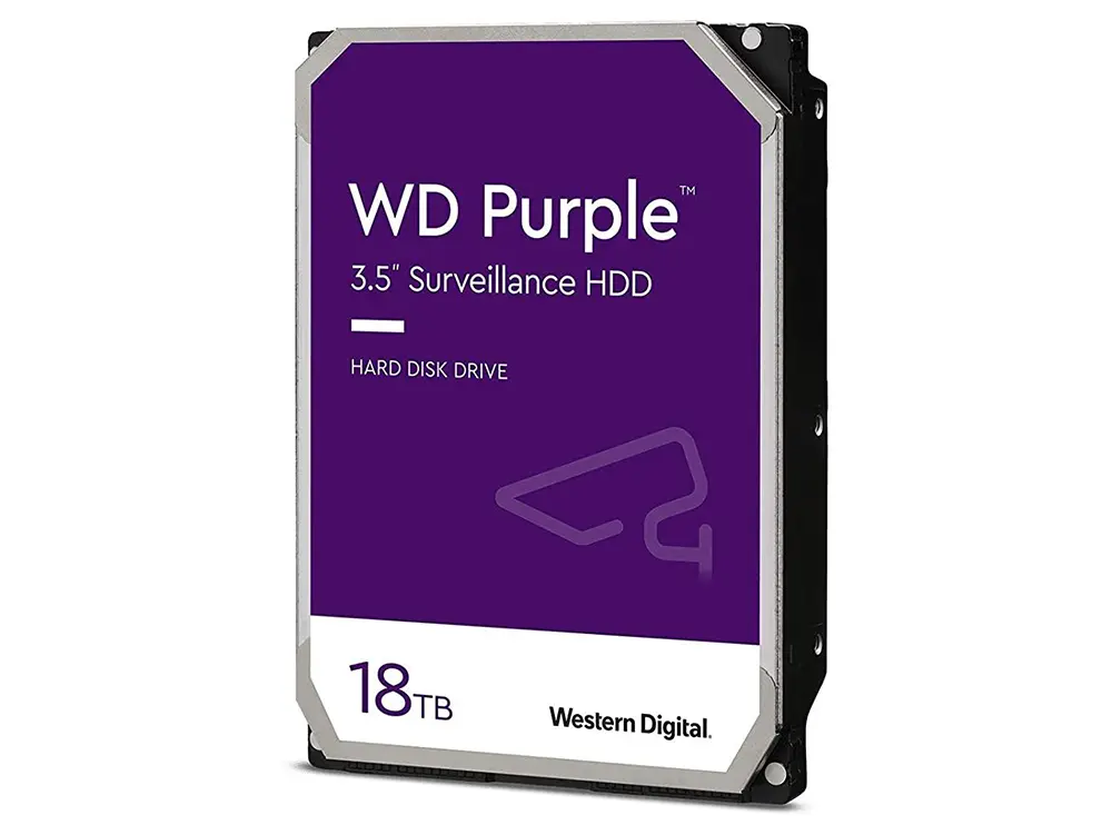 3.5" HDD 18.0TB-SATA-512MB Western Digital  Purple Surveillance (WD180PURZ) - photo