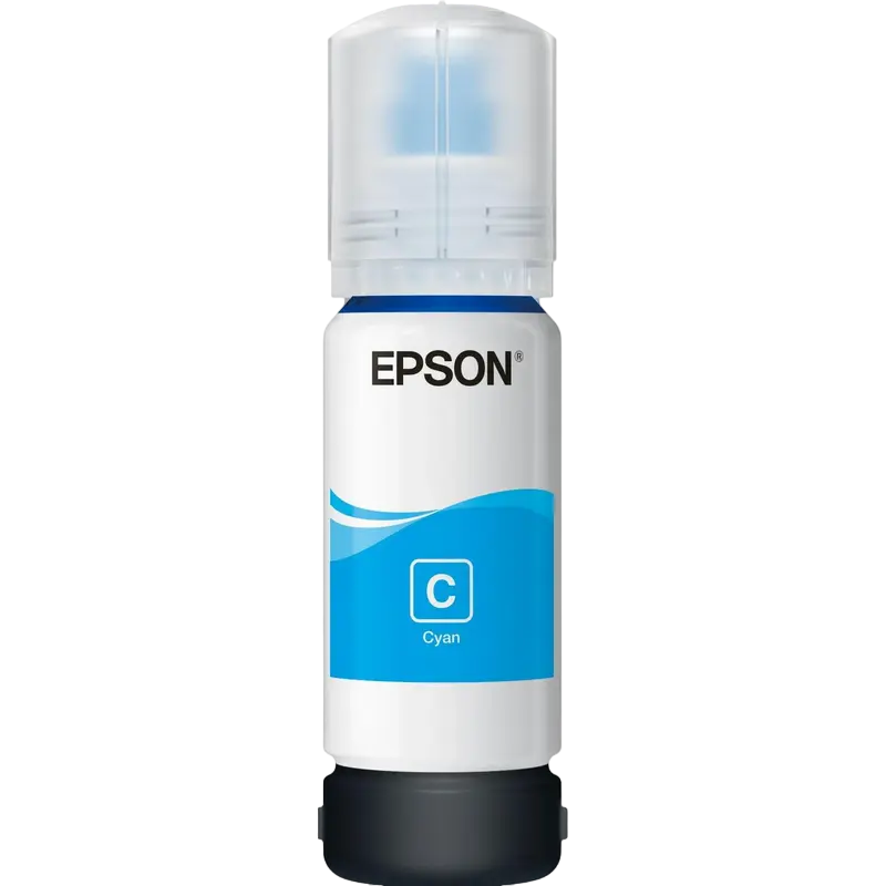 Контейнер с чернилами Epson 106 EcoTank, C13T00R240, Циан - photo