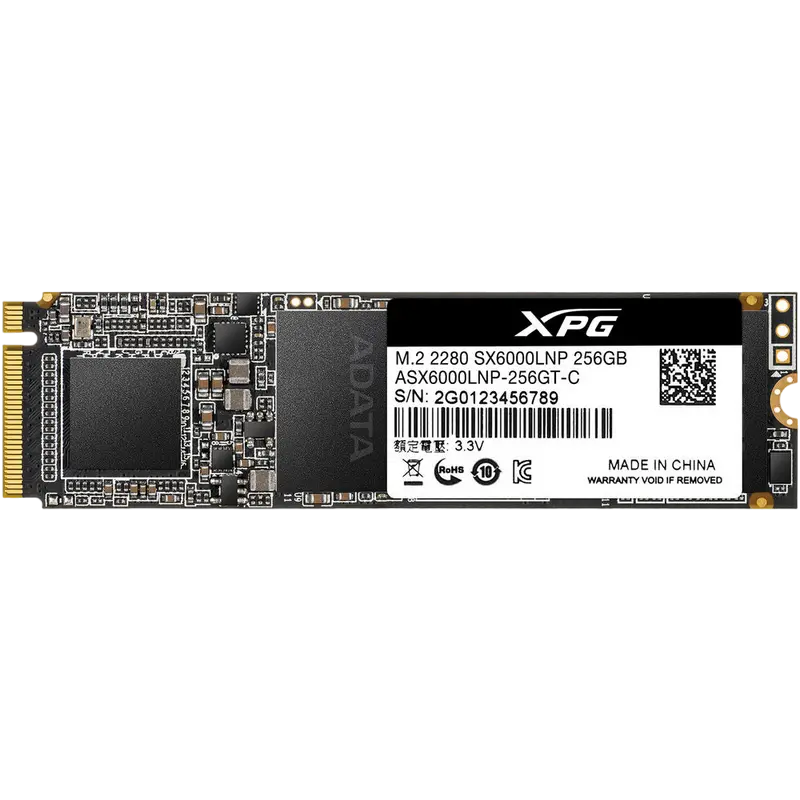 Накопитель SSD ADATA XPG SX6000 Lite, 256Гб, ASX6000LNP-256GT-C - photo
