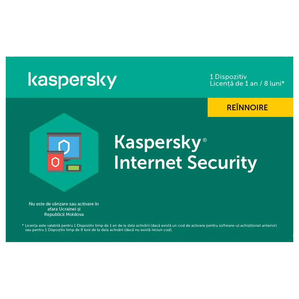 Kaspersky Internet Security Card 1 Dev 1 Year Renewal - photo