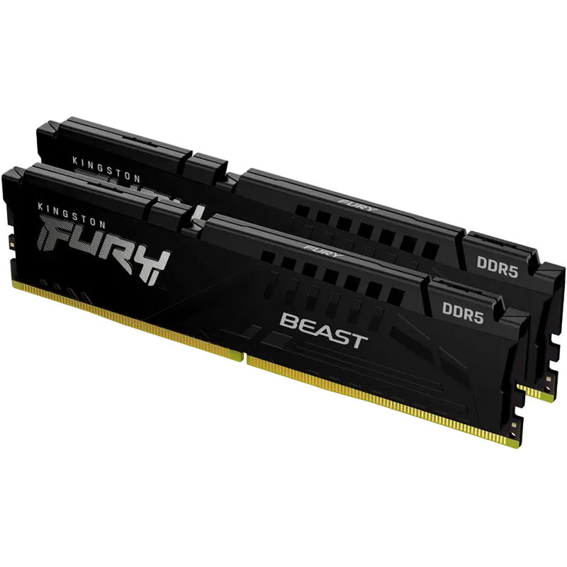 Memorie RAM Kingston FURY Beast, DDR5 SDRAM, 6000 MHz, 32 GB, KF560C30BBK2-32 - photo