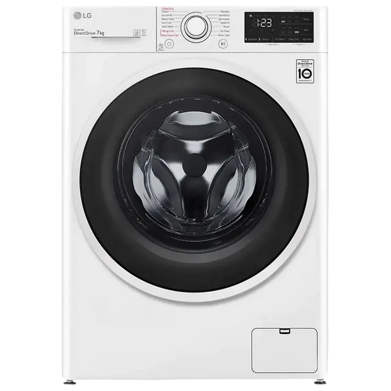 Mașină de spălat LG F2WV3S7AIDD, 7kg, Alb - photo