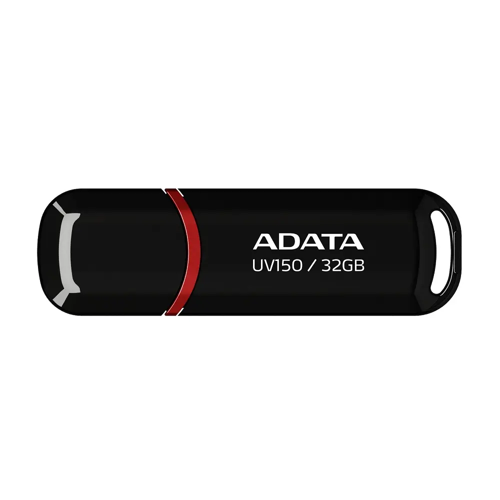  32GB USB3.1 Flash Drive ADATA "UV150", Black, Plastic, Classic Cap (R/W:40/20MB/s) - photo