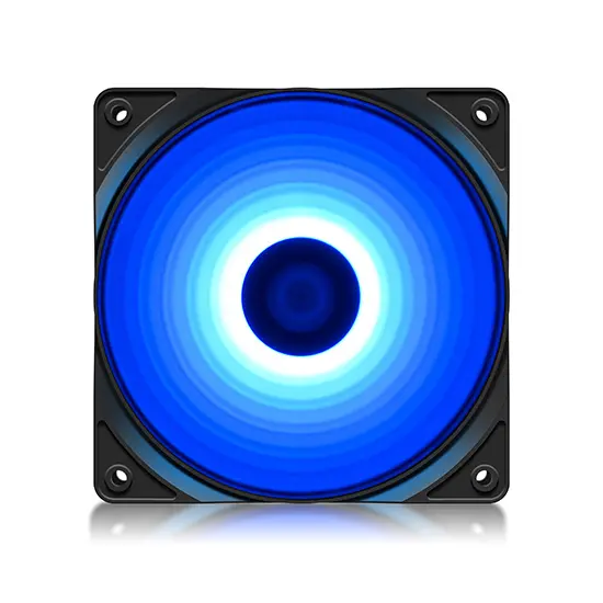 PC Case Fan Deepcool RF120B, 120x120x25mm, 21.9 dB, 48.9 CFM, 1300RPM, Blue LED, Hydro Bearing - photo