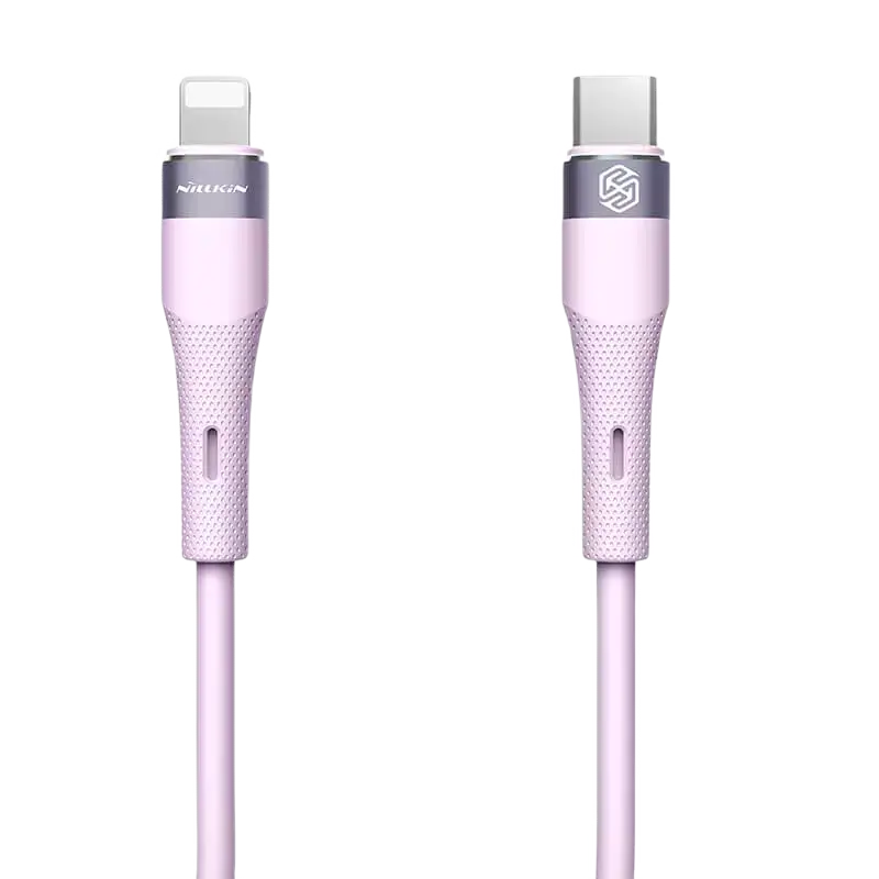 Cablu de încărcare Nillkin Type-C to Lightning Cable, Flowspeed, USB Type-C/Lightning, 1,2m, Violet - photo