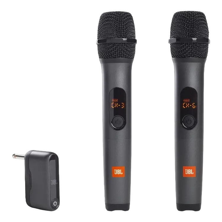 Микрофон для живого исполнения JBL JBLWIRELESSMIC, Беспроводной, Чёрный - photo