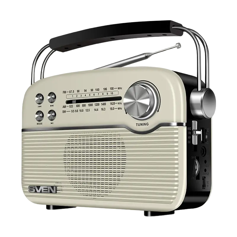 Radio portabil SVEN SRP-500, Alb - photo