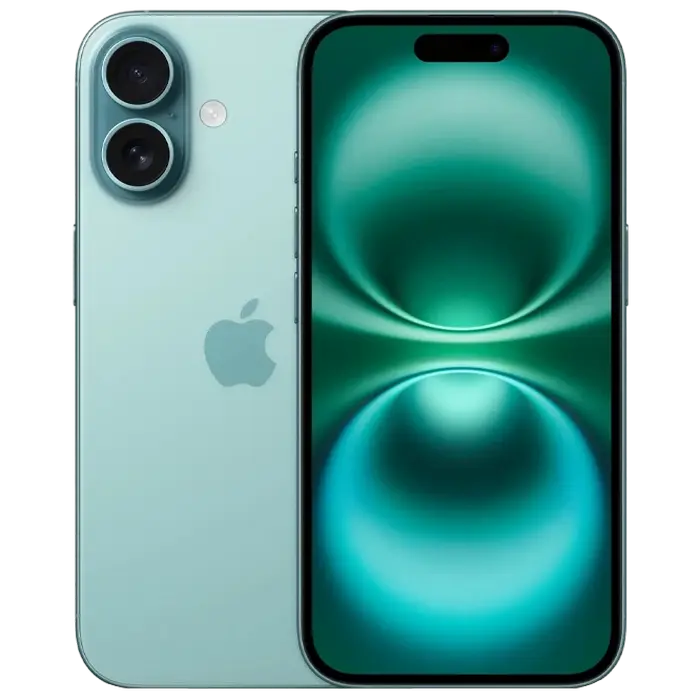 Смартфон Apple iPhone 16, 256Гб, Бирюзовый - photo