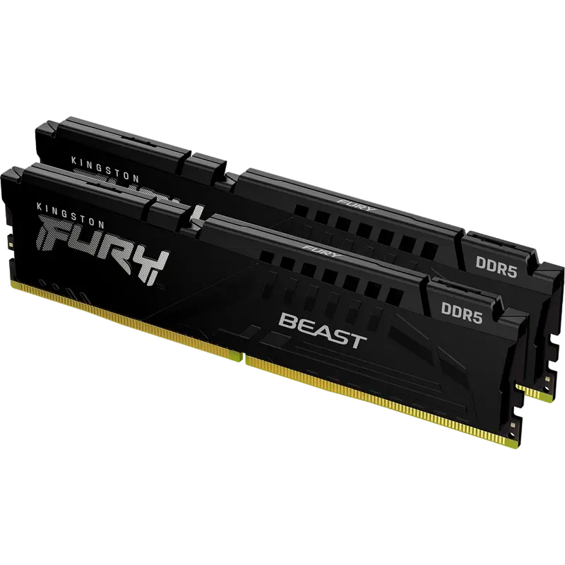 Оперативная память Kingston FURY Beast, DDR5 SDRAM, 6000 МГц, 64Гб, KF560C30BBEK2-64 - photo