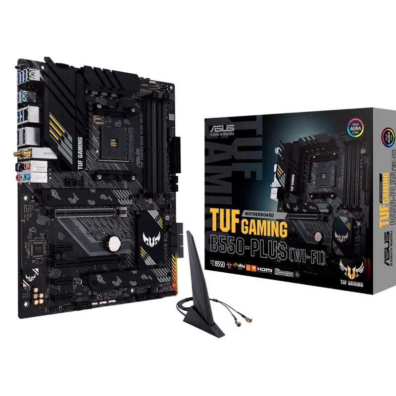 Placă de bază ASUS TUF GAMING B550-PLUS (WI-FI), AM4, AMD B550, ATX - photo