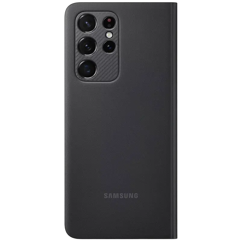 Husă Samsung Smart Clear View Cover for Galaxy S21 Ultra, Negru - photo
