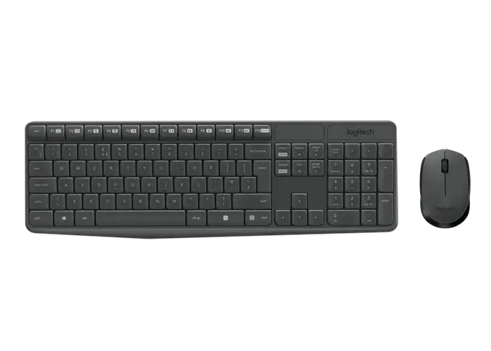 Set Tastatură + Mouse Logitech MK235, Fără fir, Gri - photo