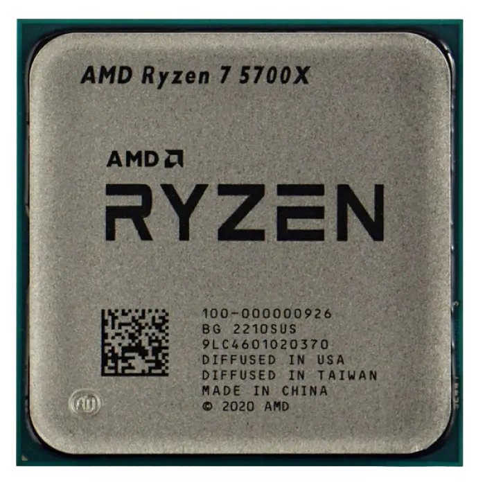 Процессор AMD Ryzen 7 5700X, Нет встроенной графики, Tray - photo