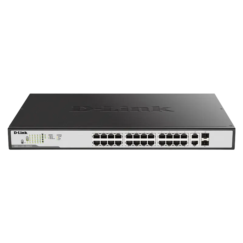 Comutator PoE D-Link DGS-1100-26MPP, 24x IEEE 802.3af/at - photo