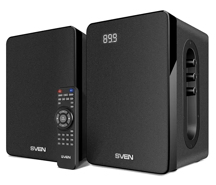 Speakers SVEN "SPS-710" Black, 40w, Bluetooth, SD-card, USB, FM, LED - photo