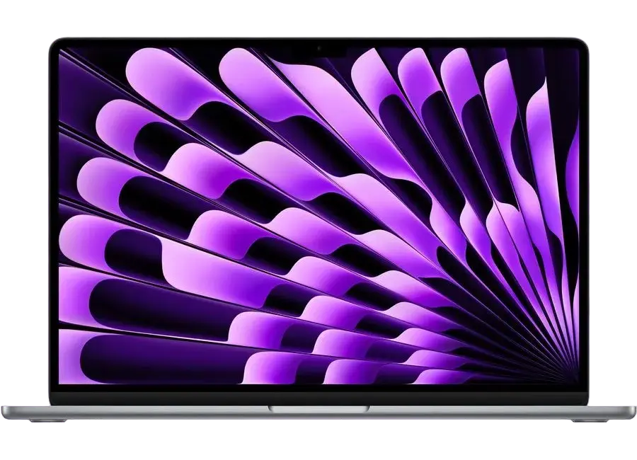 Ноутбук 15,3" Apple MacBook Air A2941, Космический серый, M2 with 8-core CPU and 10-core GPU, 16Гб/512Гб, macOS Ventura - photo
