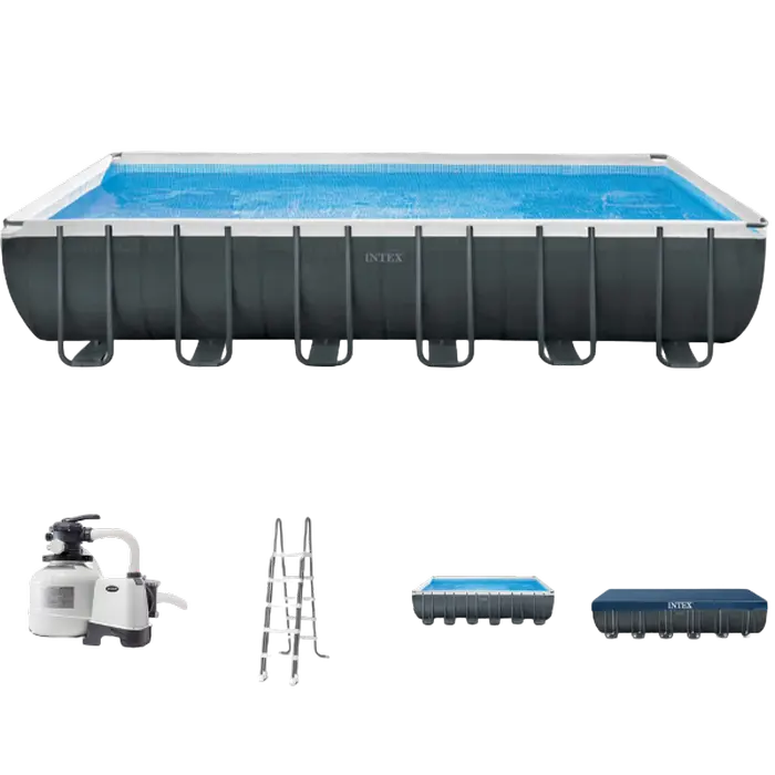 Piscină cu cadru metalic Intex Ultra XTR Premium Pool Line, 17203L, Negru, 26356 - photo