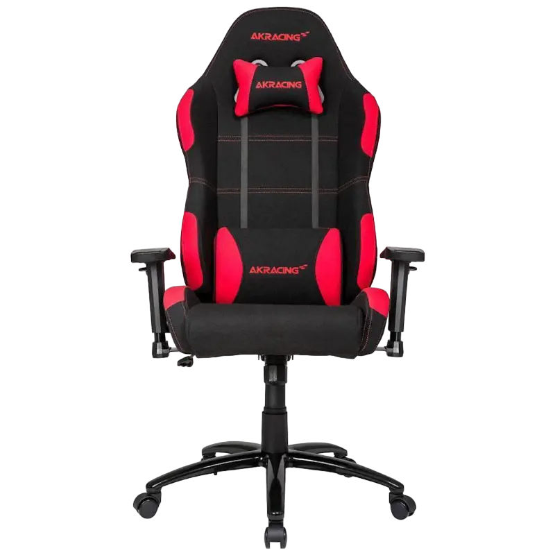 Scaun Gaming AKRacing CORE EX, Textil, Negru/Rosu - photo