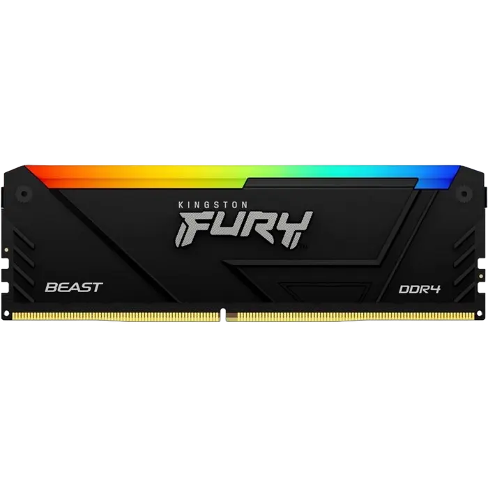 Memorie RAM Kingston FURY Beast RGB, DDR4 SDRAM, 3200 MHz, 8GB, KF432C16BB2A/8 - photo