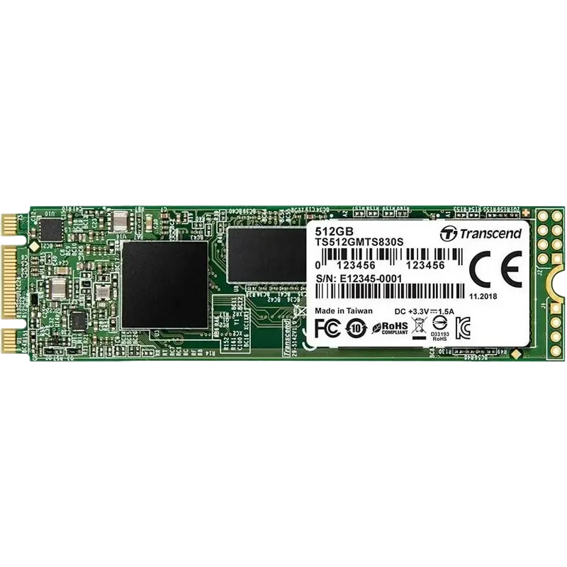 Накопитель SSD Transcend 830S, 512Гб, TS512GMTS830S - photo