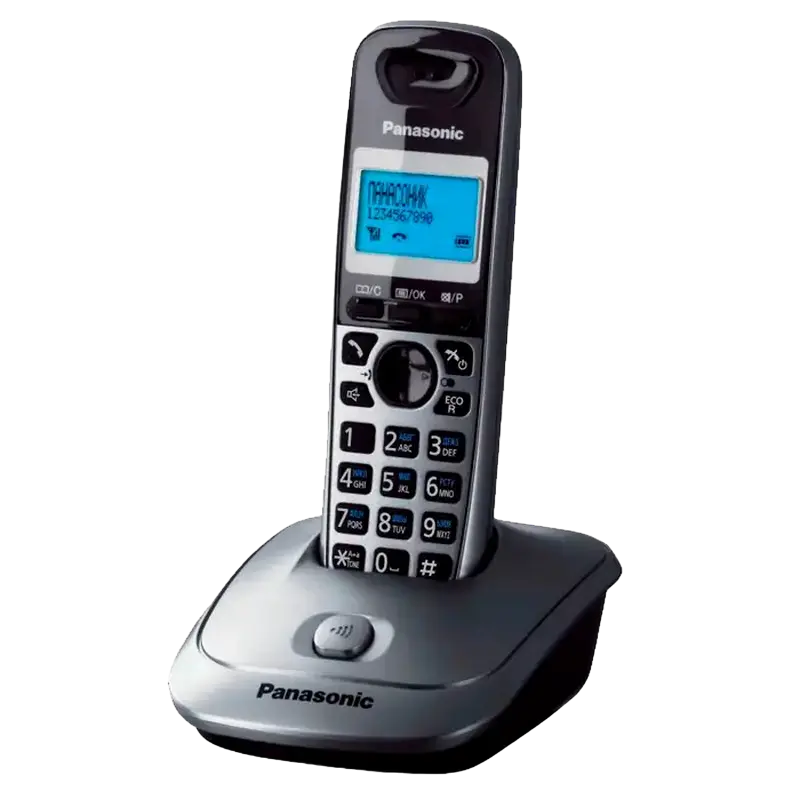 Telefon DECT Panasonic KX-TG2511, Metalic - photo