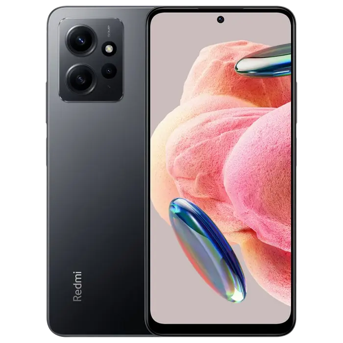 Смартфон Xiaomi Redmi Note 12, 6Гб/128Гб, Матовый черный - photo