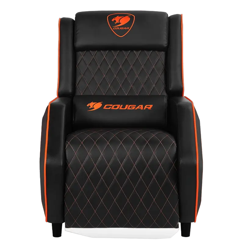 Игровое кресло Cougar Ranger, ПВХ Кожа, Черный/Оранжевый - photo