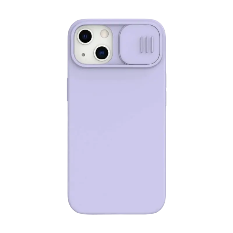Husă Nillkin iPhone 13, CamShield Silky Silicone, Misty Purple - photo