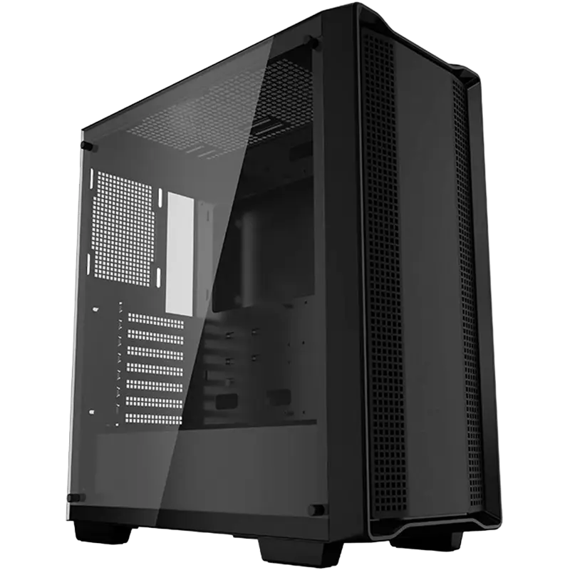 Компьютерный корпус Deepcool CC560 Limited V2, Midi-Tower, Без блока питания, Чёрный - photo