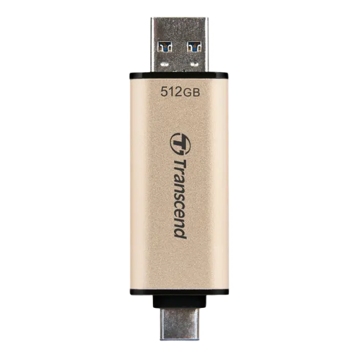 Memorie USB Transcend JetFlash 930C, 512GB, Auriu - photo