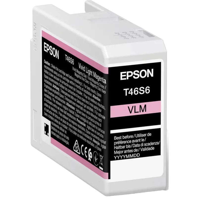 Картридж чернильный Epson T46S6 UltraChrome PRO 10 Ink, 25мл, Пурпурный - photo