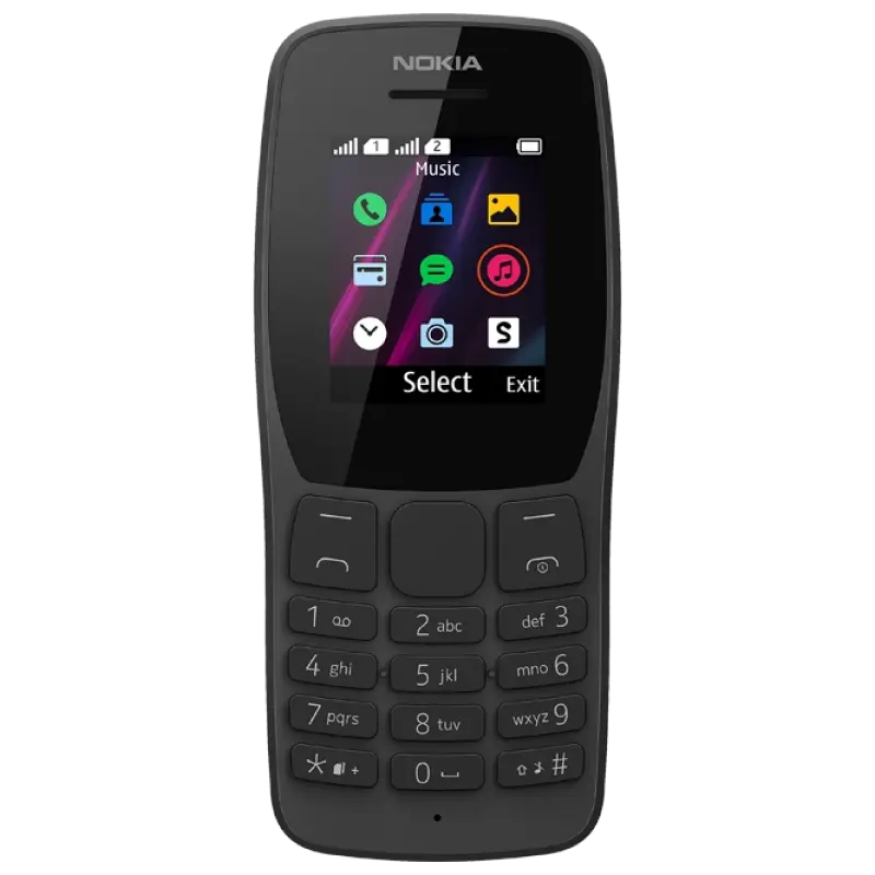 Telefon mobil Nokia 110, Negru - photo