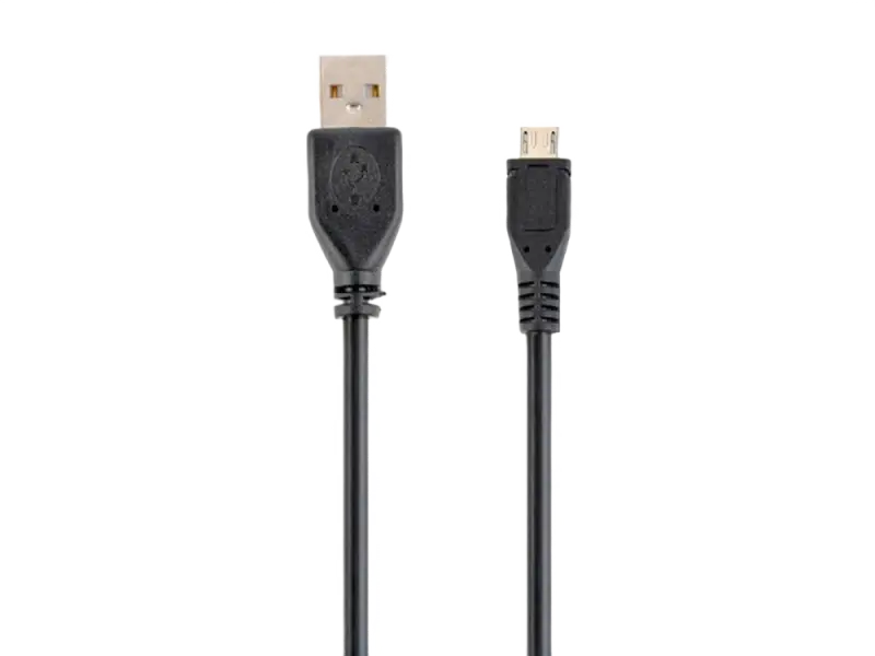 Cablu încărcare și sincronizare Cablexpert CCP-mUSB2-AMBM-0.1M, USB Type-A/micro-USB, 0,1m, Negru - photo