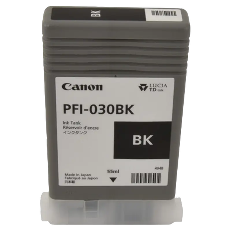 Картридж чернильный Canon PFI-030, 55мл, Чёрный - photo