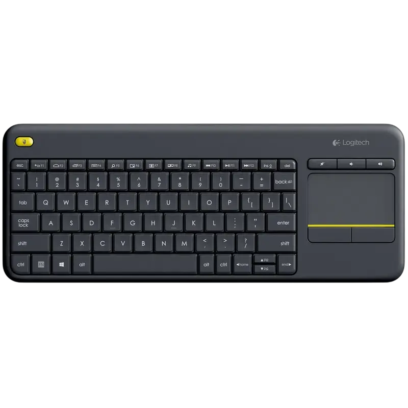 Tastatură Logitech K400 Plus, Fără fir, Negru - photo