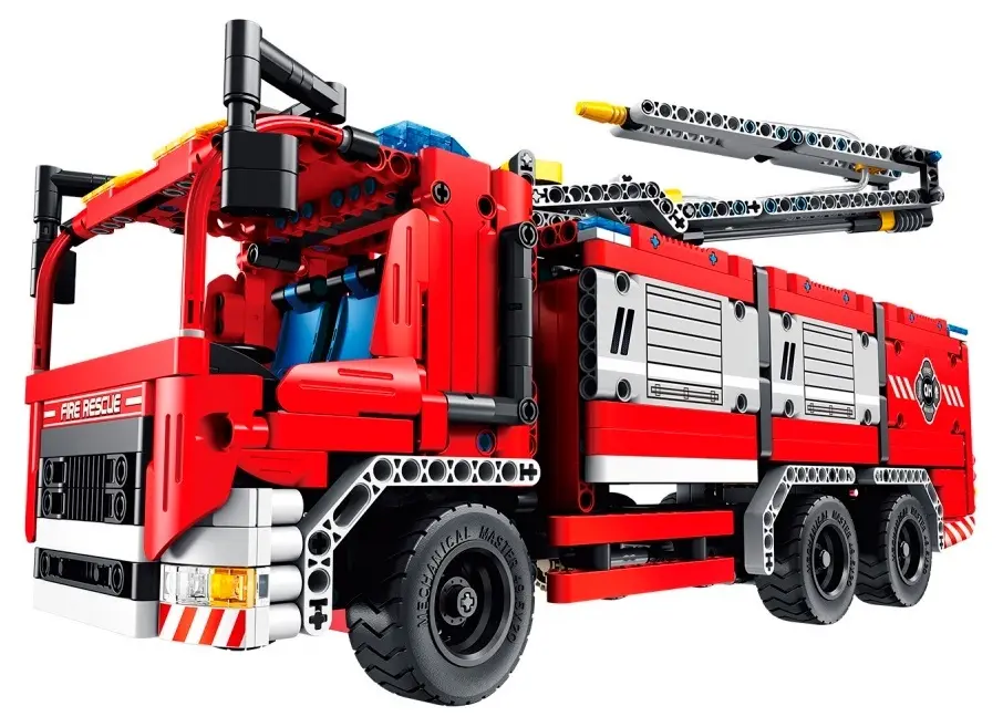Constructor XTech Fire Truck with Water Spraying - photo
