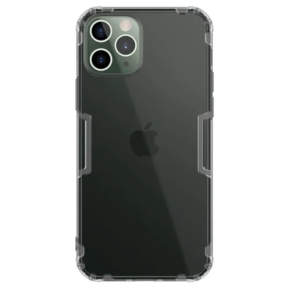 Чехол Nillkin iPhone 12 | 12 Pro - Ultra thin TPU - Nature, Серый - photo
