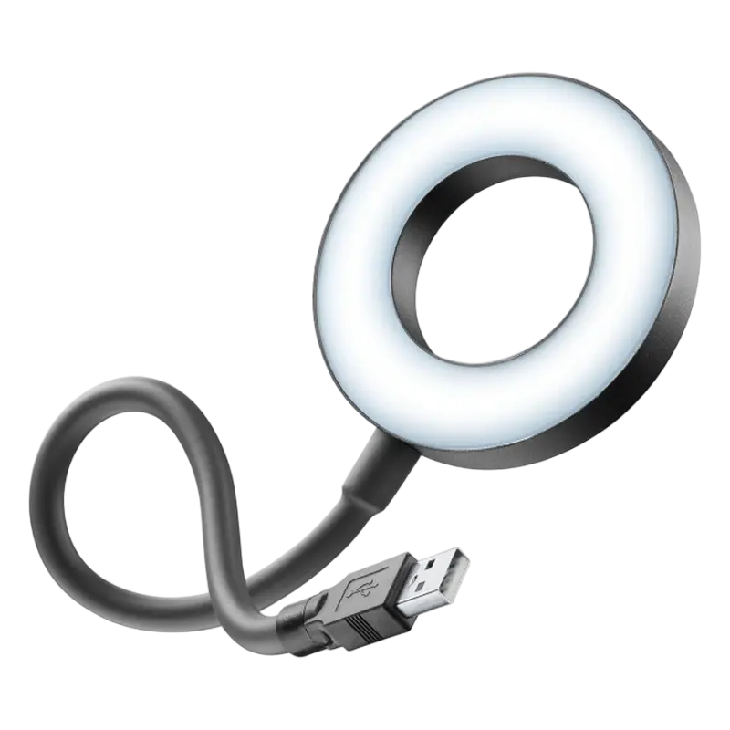 Lampă USB Cellularline LED, Negru - photo