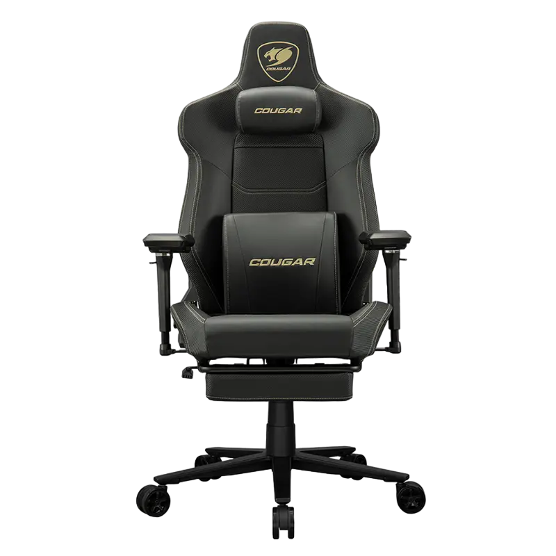 Scaun Gaming Cougar Armor EVO M, PU Piele, Negru | Auriu - photo