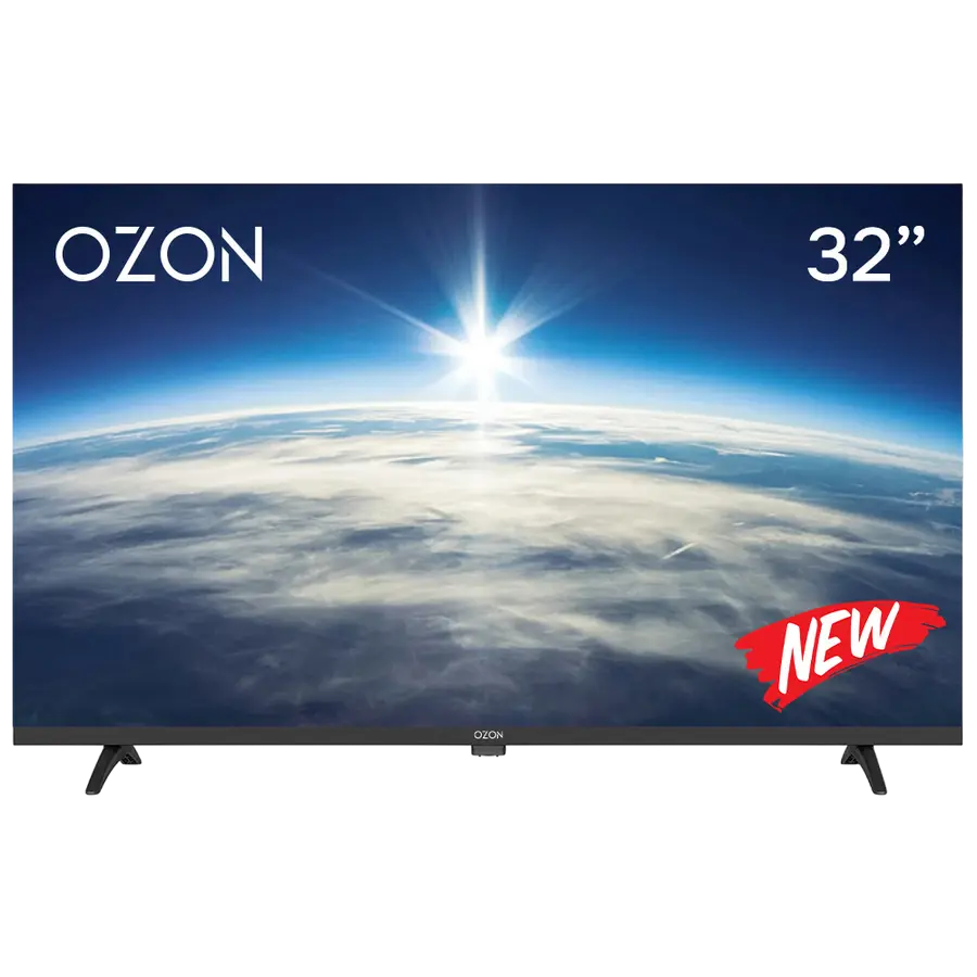 32" LED SMART TV OZON H32S6000R, 1366x768 HD, Android TV, Negru - photo