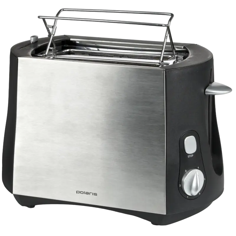 Toaster Polaris PET0804A, Argintiu / Negru - photo
