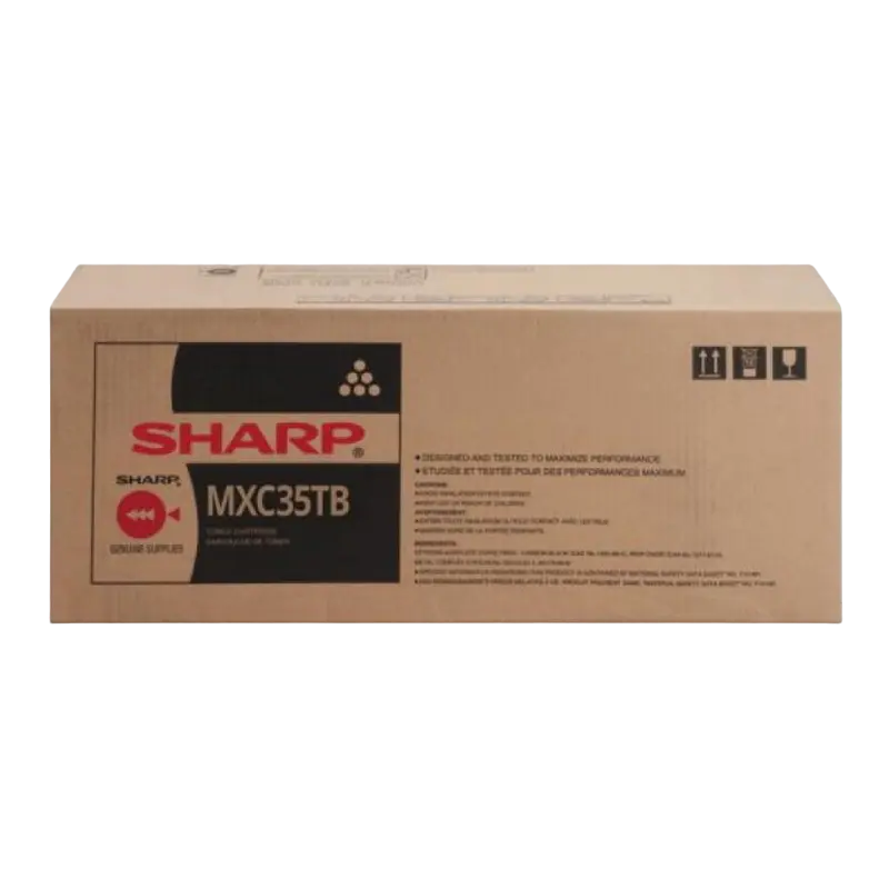 Toner Sharp MXC35TB, Negru - photo