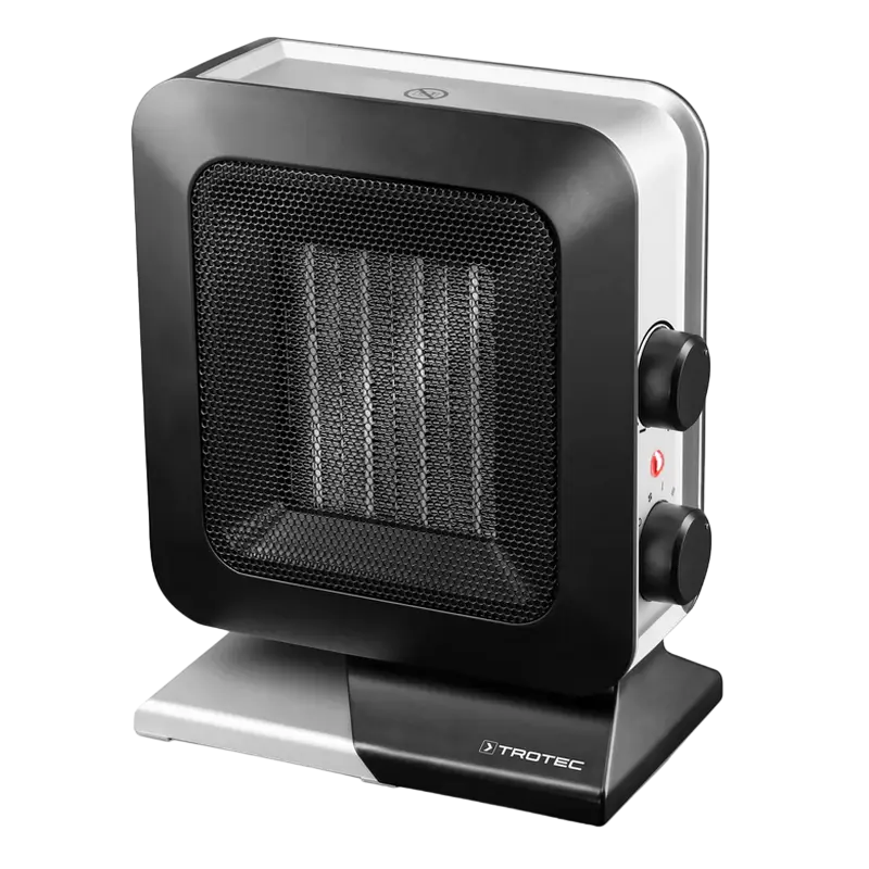 Ventilator de încălzire TROTEC TFC 13 E, 1400W, Negru Gri - photo