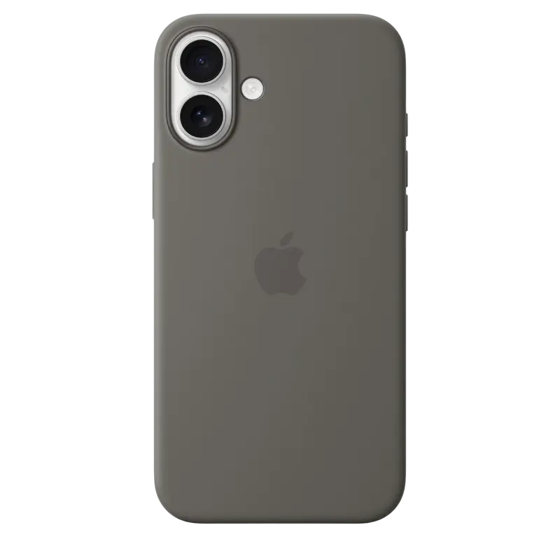 Чехол Apple iPhone16 Plus Silicone Case with MagSafe, Stone Gray - photo